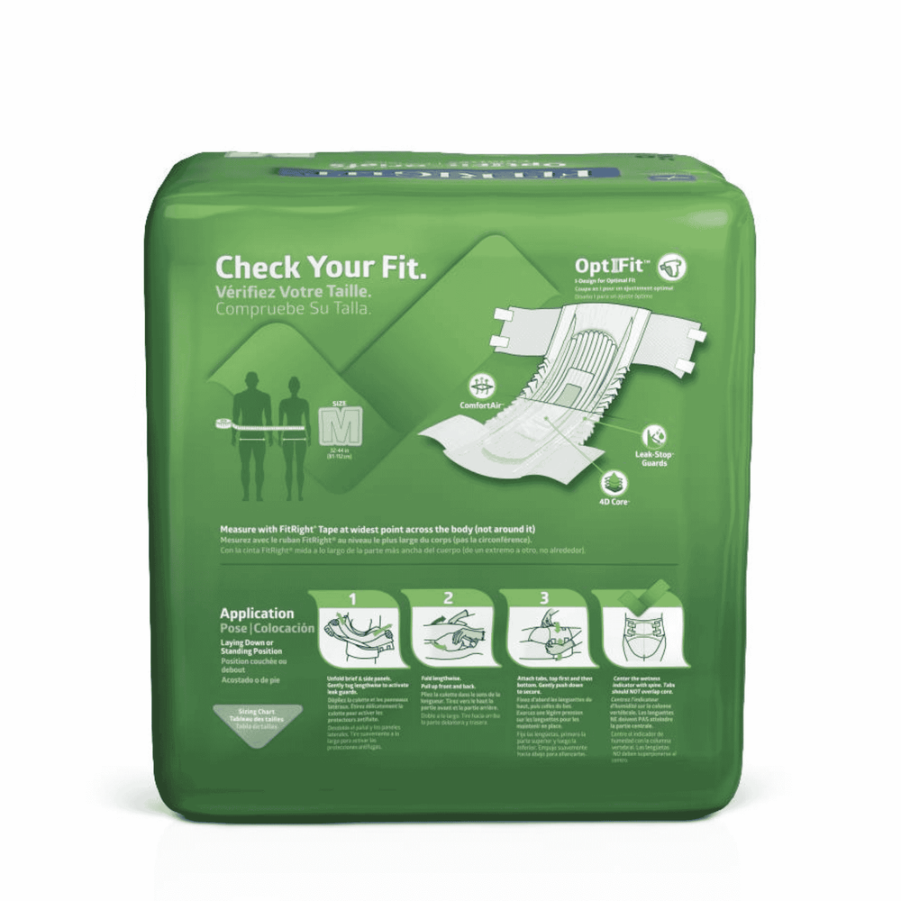 FitRight Plus Adult Incontinence Briefs