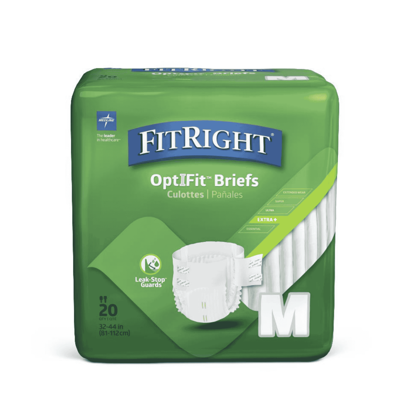 FitRight Plus Adult Incontinence Briefs