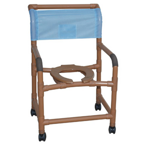 PVC Woodtone Wide Deluxe Shower Chairs