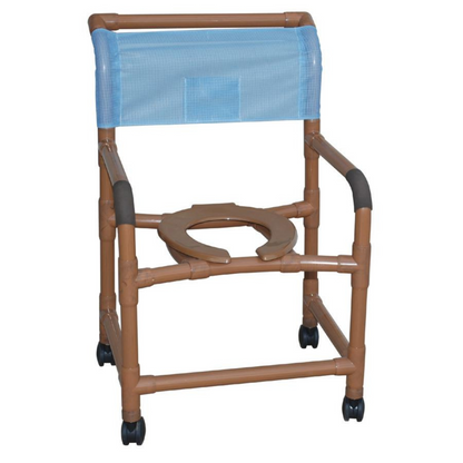 PVC Woodtone Wide Deluxe Shower Chairs