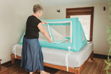 Safe Place Travel Bed + Pump+Travel Bag + Incontinence Pad  Bundle (Manual or Electric)